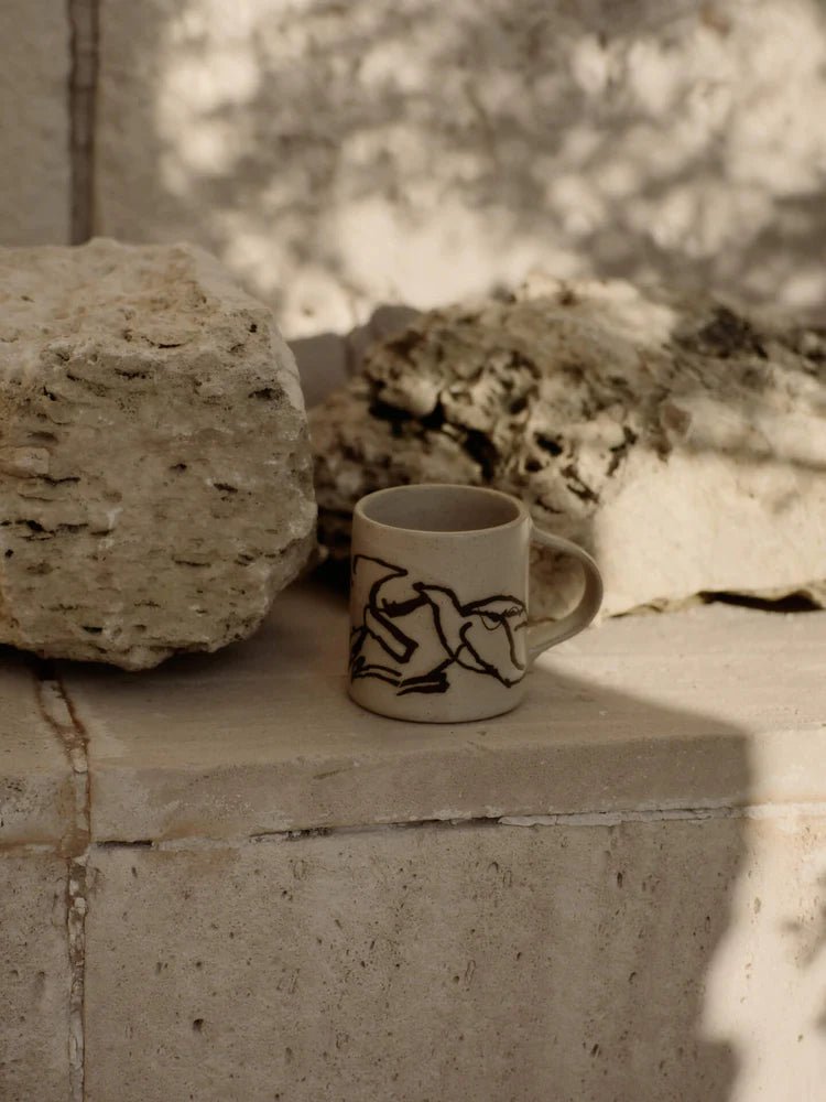 Vuelo Mug - Ferm Living Drinkware - Cream - HORNE