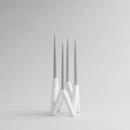 W Candle Holder - 101 Copenhagen Candle Holders - Bone White - HORNE