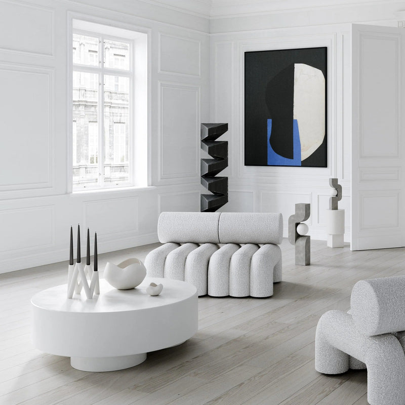 W Candle Holder - 101 Copenhagen Candle Holders - Bone White - HORNE