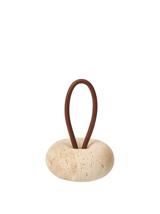 Wa Door Stopper - Travertine - Ferm Living