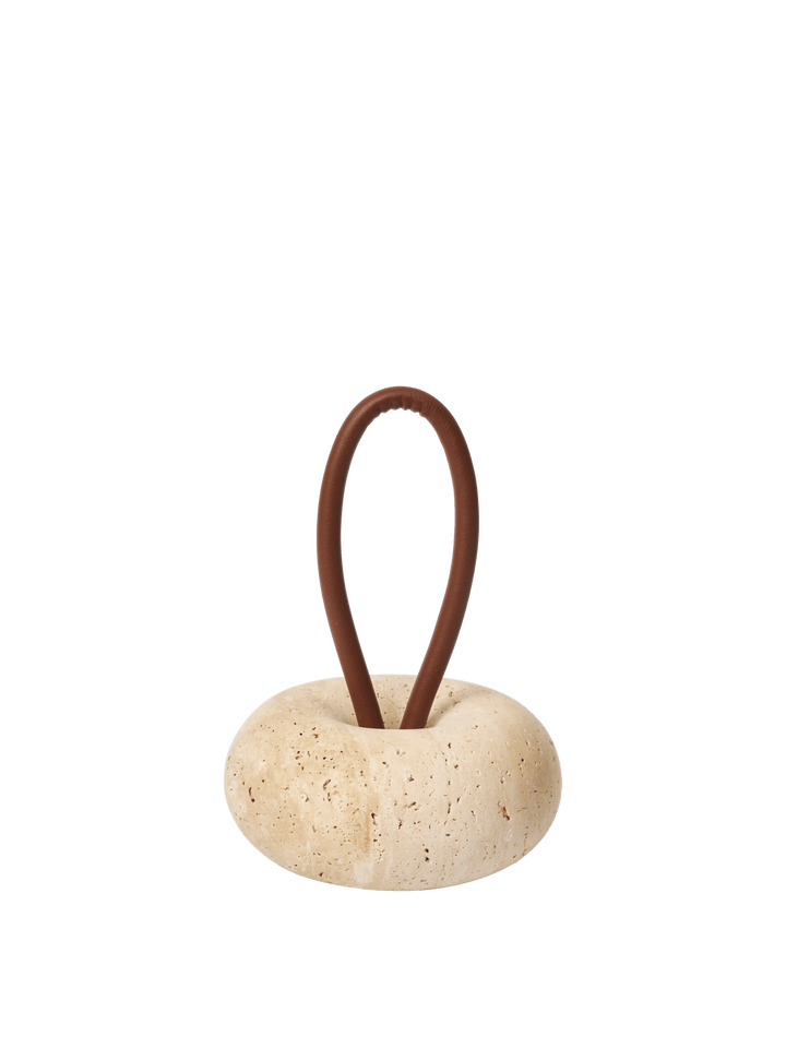 Wa Door Stopper - Travertine - Ferm Living