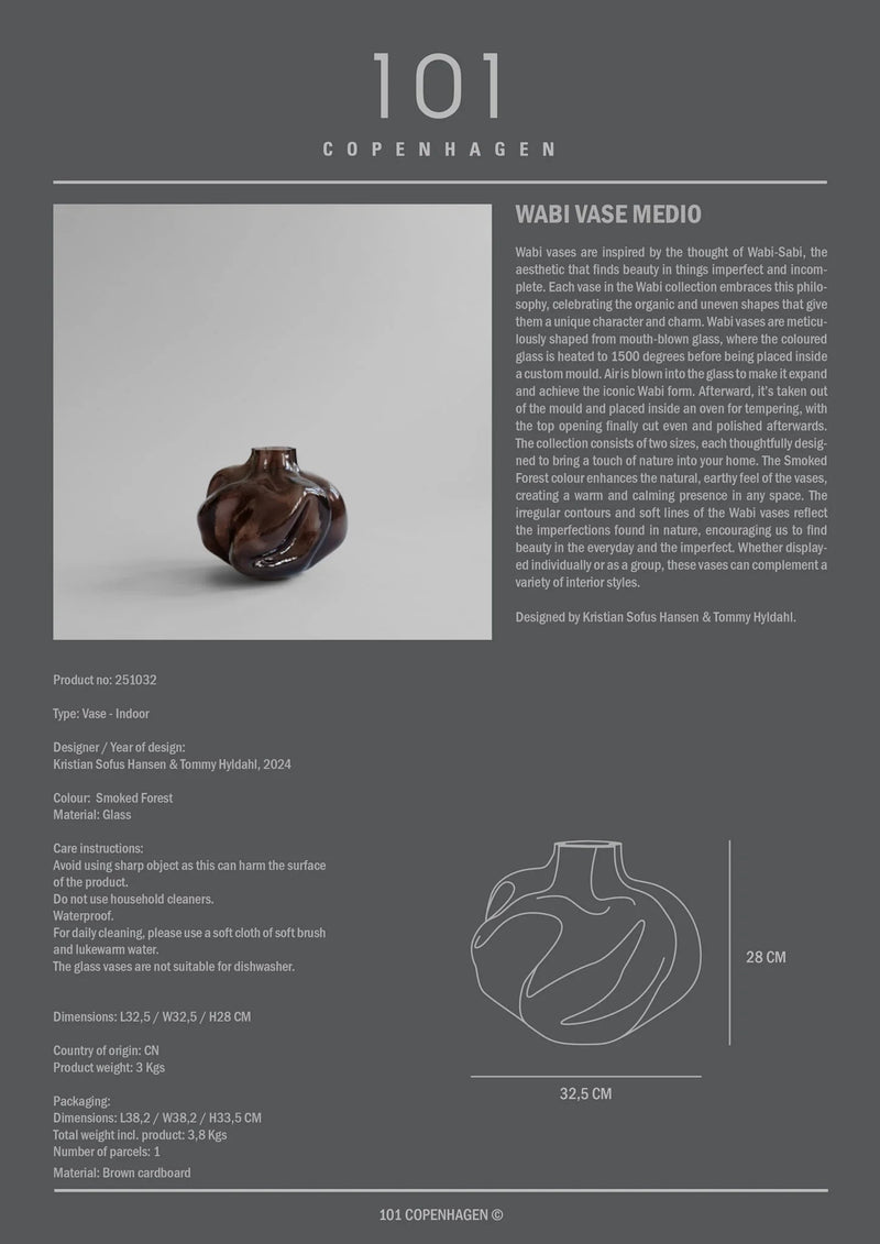 Wabi Vase - 101 Copenhagen Vases - Medio - HORNE