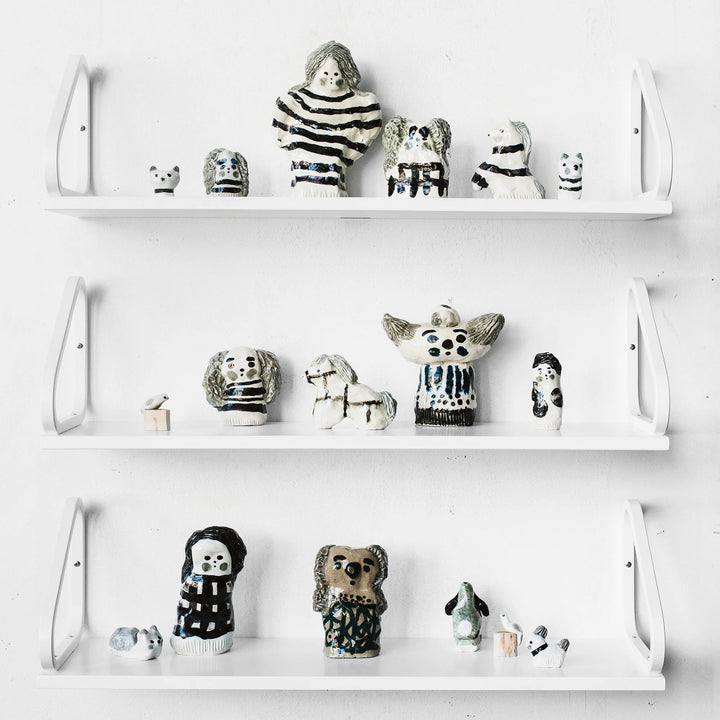 Wall Shelf 112 by Alvar Aalto - Artek Shelving - Black - HORNE