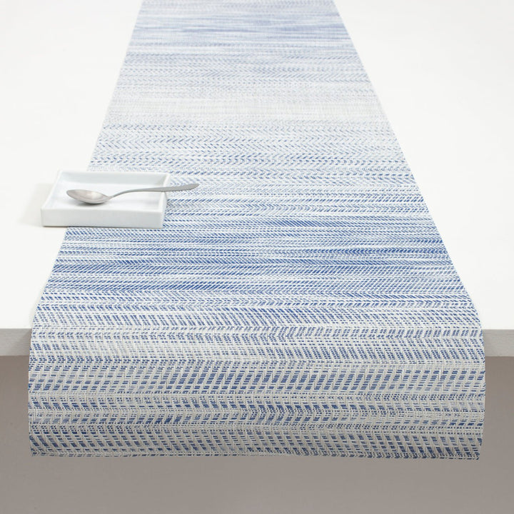 Wave Table Runner in Blue