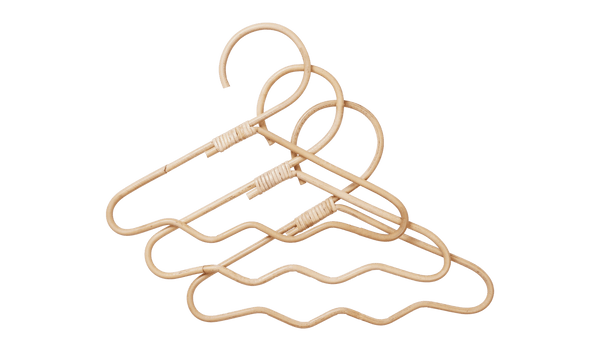 Wavi Clothes Hangers - Set of 3 - Ferm Living Serveware - HORNE
