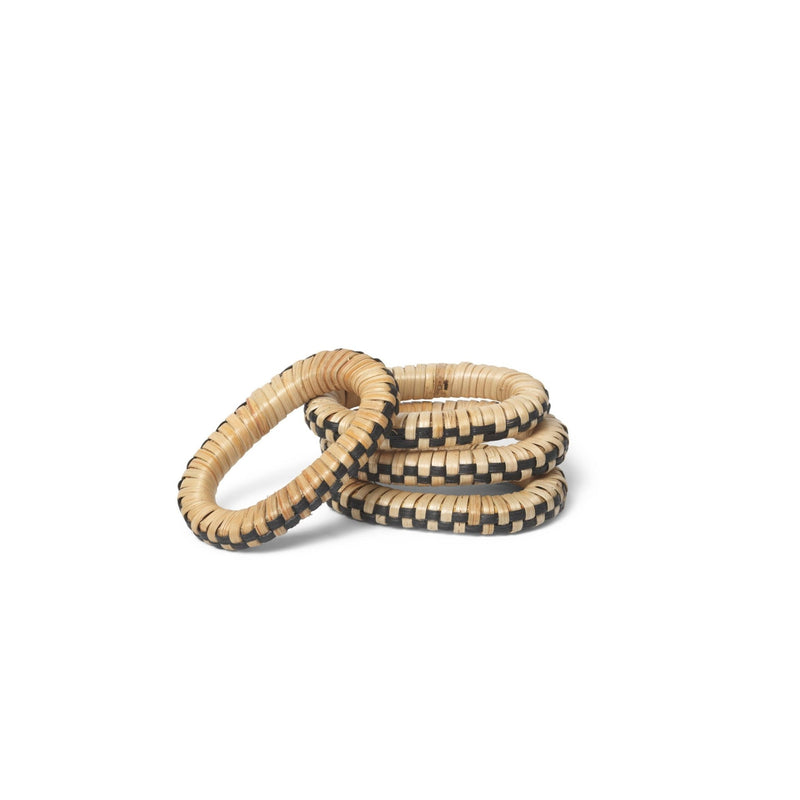 Weave Napkin Rings - Set of 4