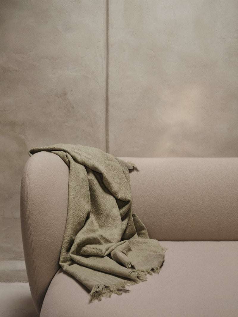 Weaver Throw - Ferm Living - Blankets + Throws + Pillows - Off - White - HORNE