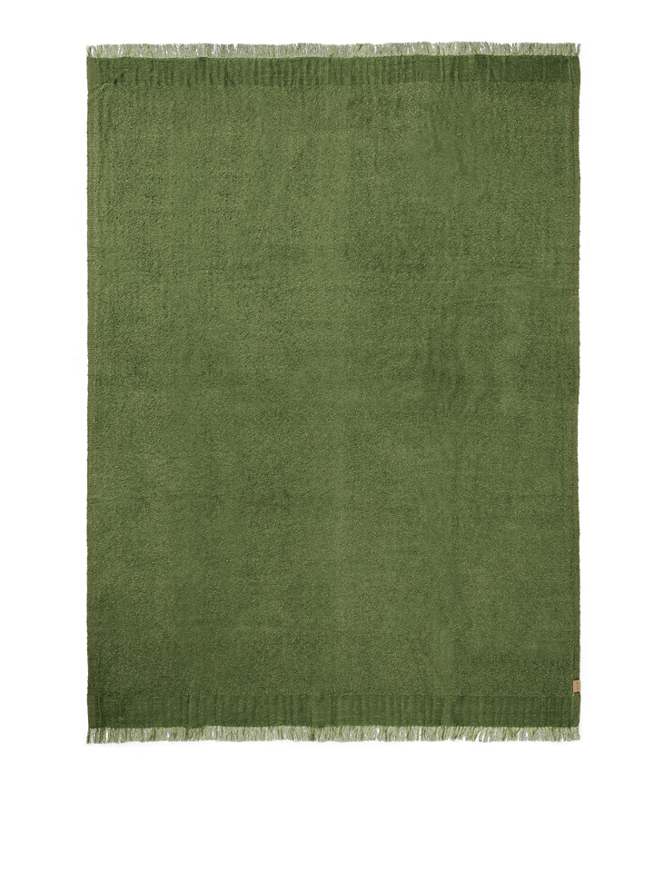 Weaver Throw - Ferm Living - Blankets + Throws + Pillows - Avocado - HORNE
