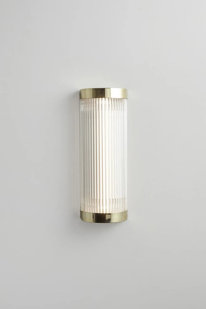 Wide Pillar Light - 40cm - Davey Lighting Wall Sconces - Polished Brass - HORNE