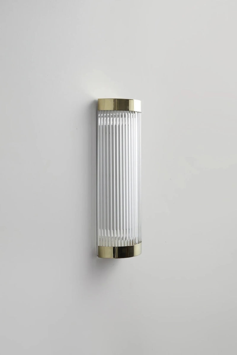 Wide Pillar Light - 40cm - Davey Lighting Wall Sconces - Polished Brass - HORNE