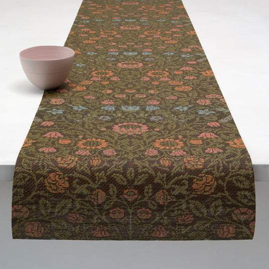 William Morris Table Runner in Dark Multi
