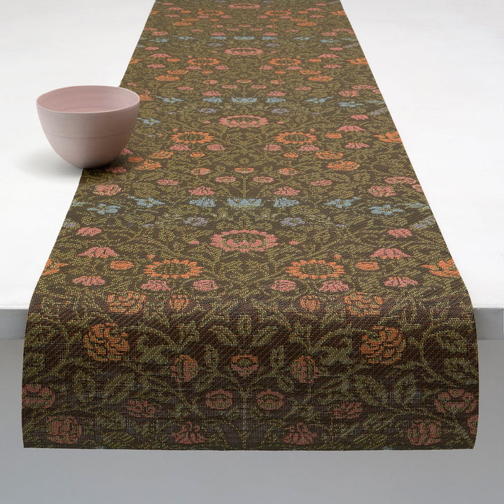 William Morris Table Runner in Dark Multi
