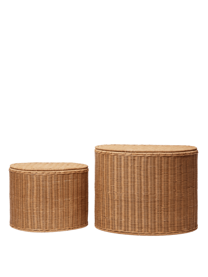 Willora Braided Storage - Set of 2 - Ferm Living Storage + Organization - HORNE