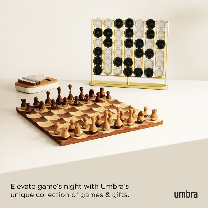 Wobble Chess Set - Umbra - HORNE