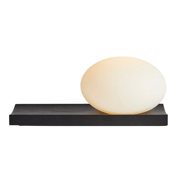 woud design Dew Table/Wall Lamp - Woud - Table + Task - Black Ash - HORNE