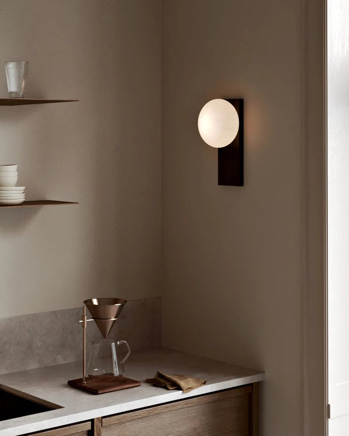 woud design Dew Table/Wall Lamp - Woud - Table + Task - Black Ash - HORNE