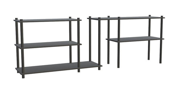 woud Elevate Shelving System - 10 - Woud - Shelving - Black Oak - HORNE