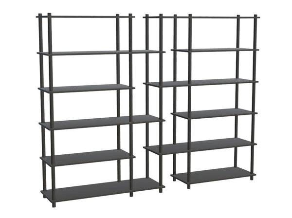 woud Elevate Shelving System - 12 - Woud - Shelving - Black Oak - HORNE