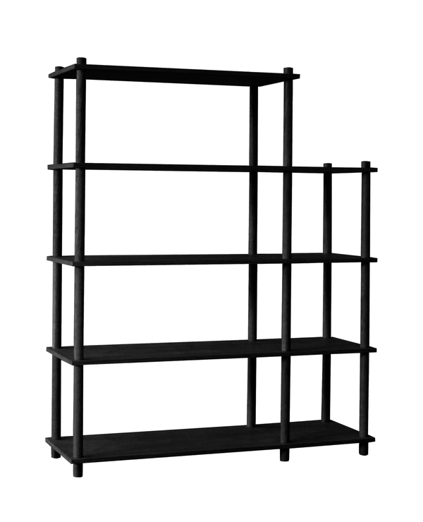 woud Elevate Shelving System - 4 - Woud - Shelving - Black Oak - HORNE
