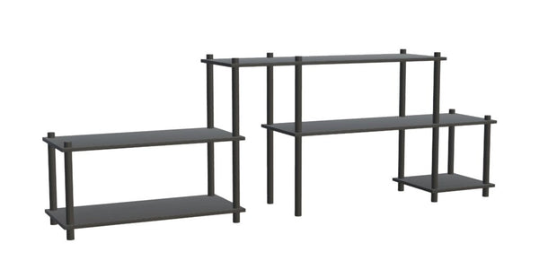 woud Elevate Shelving System - 8 - Woud - Shelving - Black Oak - HORNE