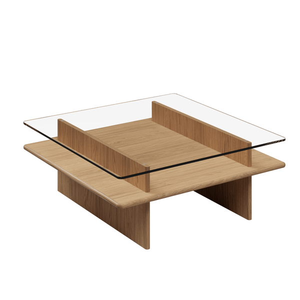 woud Parallel Coffee Table - 35"x35" - Woud - Coffee Tables - HORNE