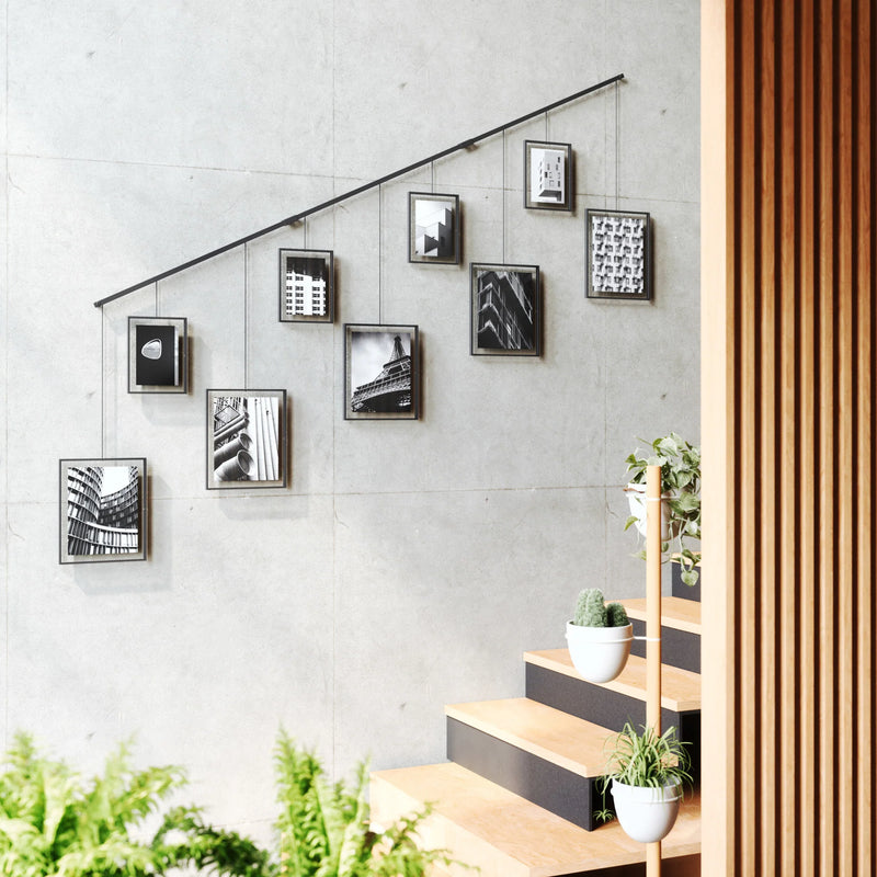 Exhibit Wall Picture Frames - Set of 9