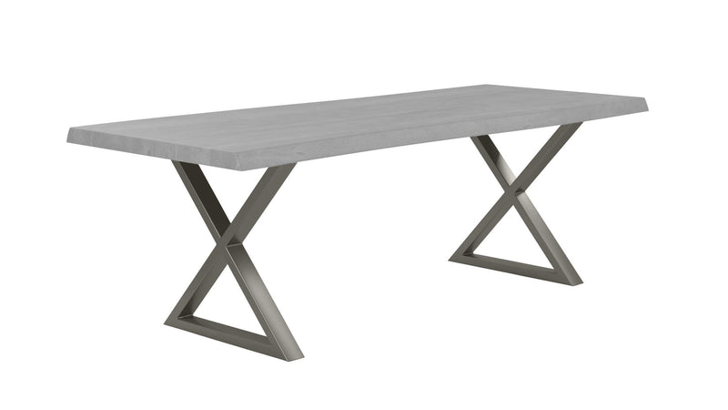 X Dining Table Base - Set of 2 - Urbia Table + Task - Antique Brass - HORNE