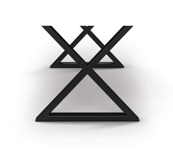 X Dining Table Base - Set of 2 - Urbia Table + Task - Black - HORNE