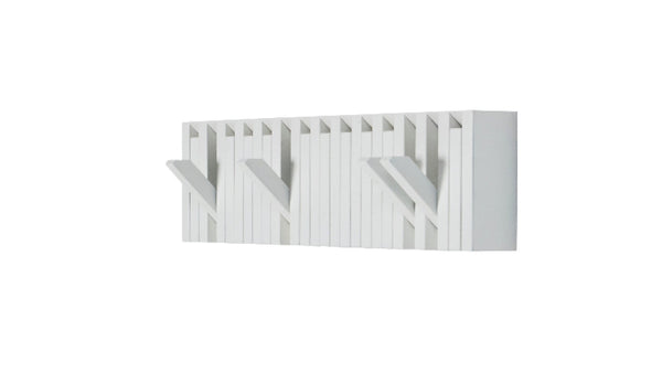 Xylo Coat Rack - Per/Use Storage + Organization - Beech White - HORNE
