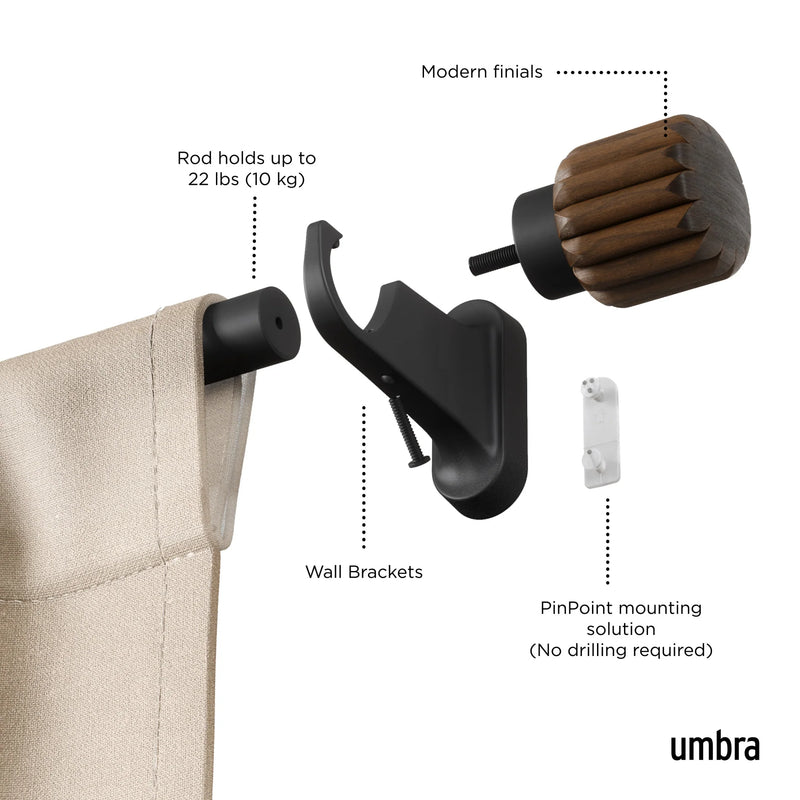 Evie Pinpoint Curtain Rod