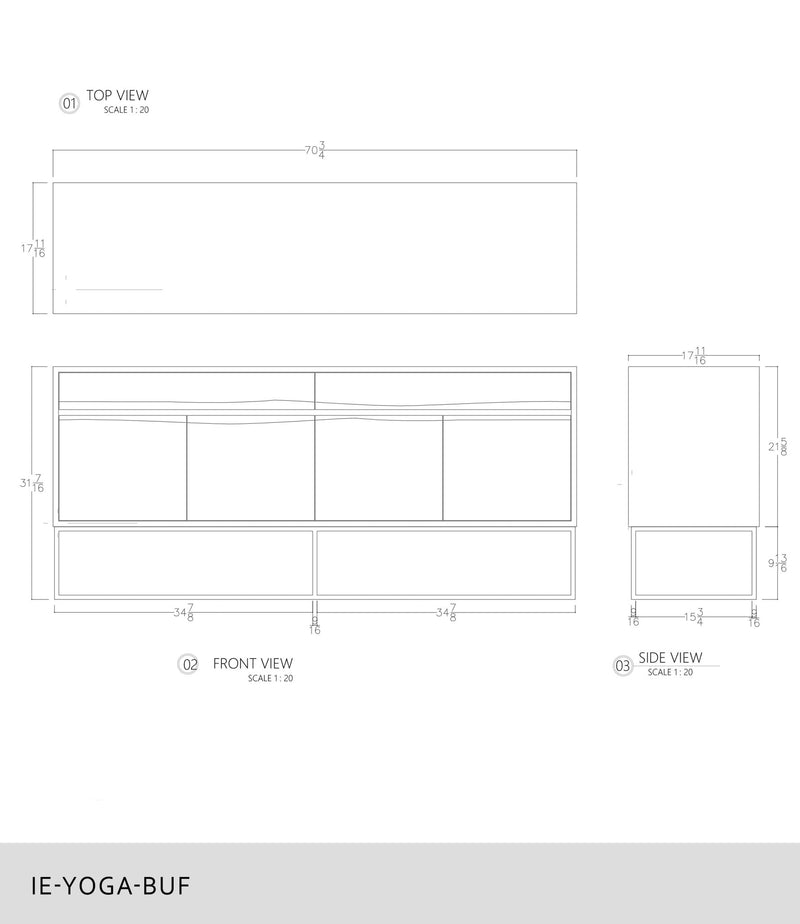 Yoga Buffet - Urbia Dressers - HORNE