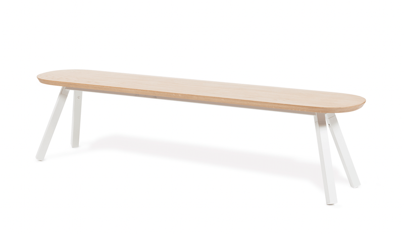 You And Me Bench - Indoor Only - RS Barcelona - Stools + Benches + Ottomans - 50 Stool - Black - HORNE