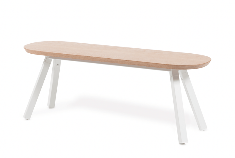 You And Me Bench - Indoor Only - RS Barcelona - Stools + Benches + Ottomans - 50 Stool - Black - HORNE