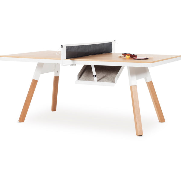 You And Me Ping Pong Table Wood - 180 Small - RS Barcelona - Stools + Benches + Ottomans - Oak - White - HORNE