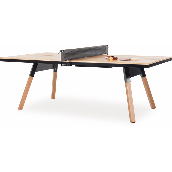 You And Me Ping Pong Table Wood - 220 Medium - RS Barcelona - Stools + Benches + Ottomans - Oak - Black - HORNE