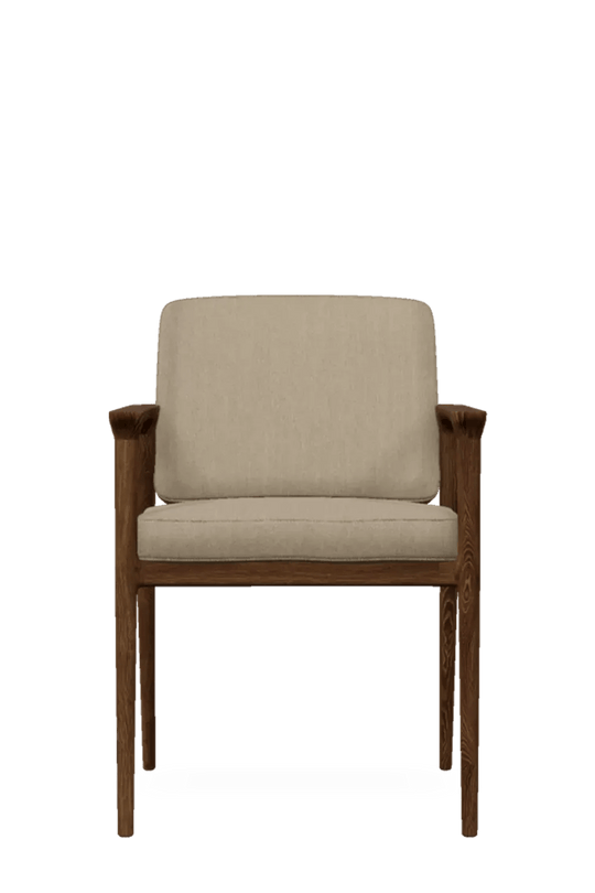 Zio Dining Chair - Moooi Chairs - Zio Dining Oray Ronan Gravel Cinnamon - HORNE