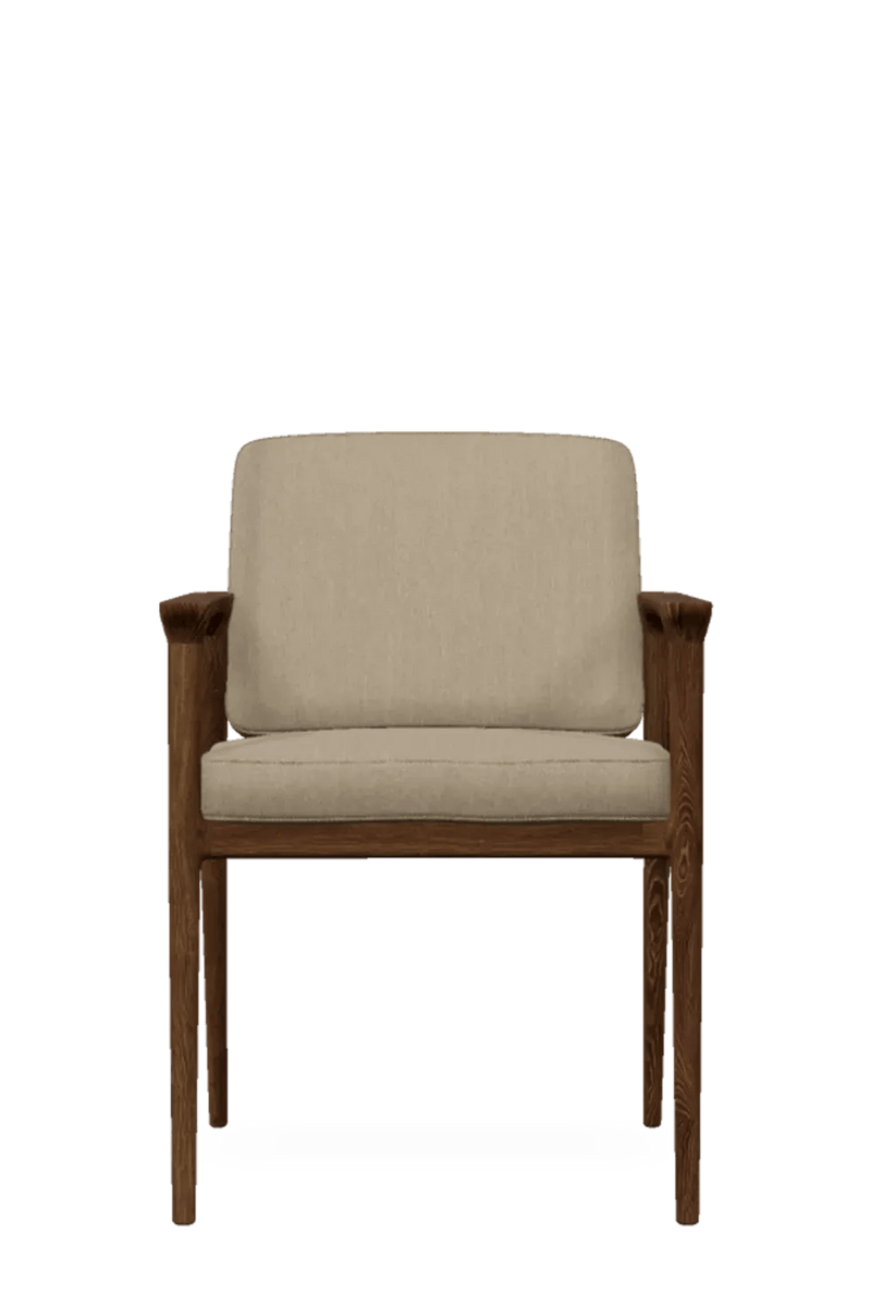 Zio Dining Chair - Moooi Chairs - Zio Dining Oray Ronan Gravel Cinnamon - HORNE