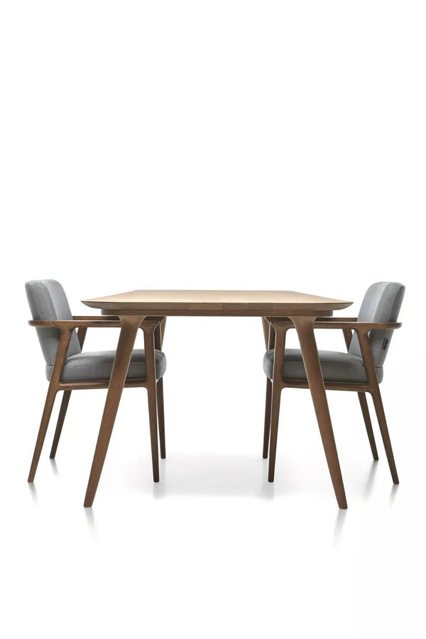 Zio Dining Chair - Moooi Chairs - Zio Dining Oray Ronan Gravel Cinnamon - HORNE