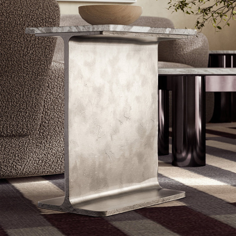 Zuma I Beam Side Table - Urbia Table + Task - Fantasy Black Bronze - HORNE