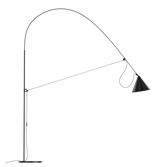 Ayno Floor Lamp - Midgard - Floor Lamps - Black - Large - HORNE