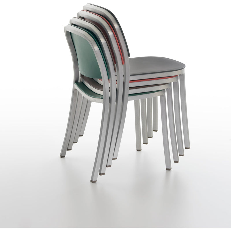 1 Inch Armchair - Emeco - Chairs - Hand - brushed Aluminum - Sand - HORNE