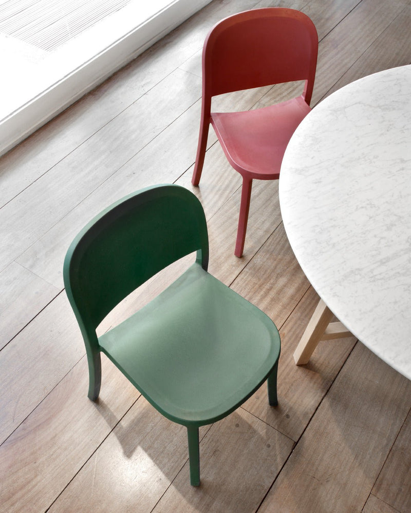 1 Inch Reclaimed Stacking Chair - Emeco Chairs - Sand - HORNE