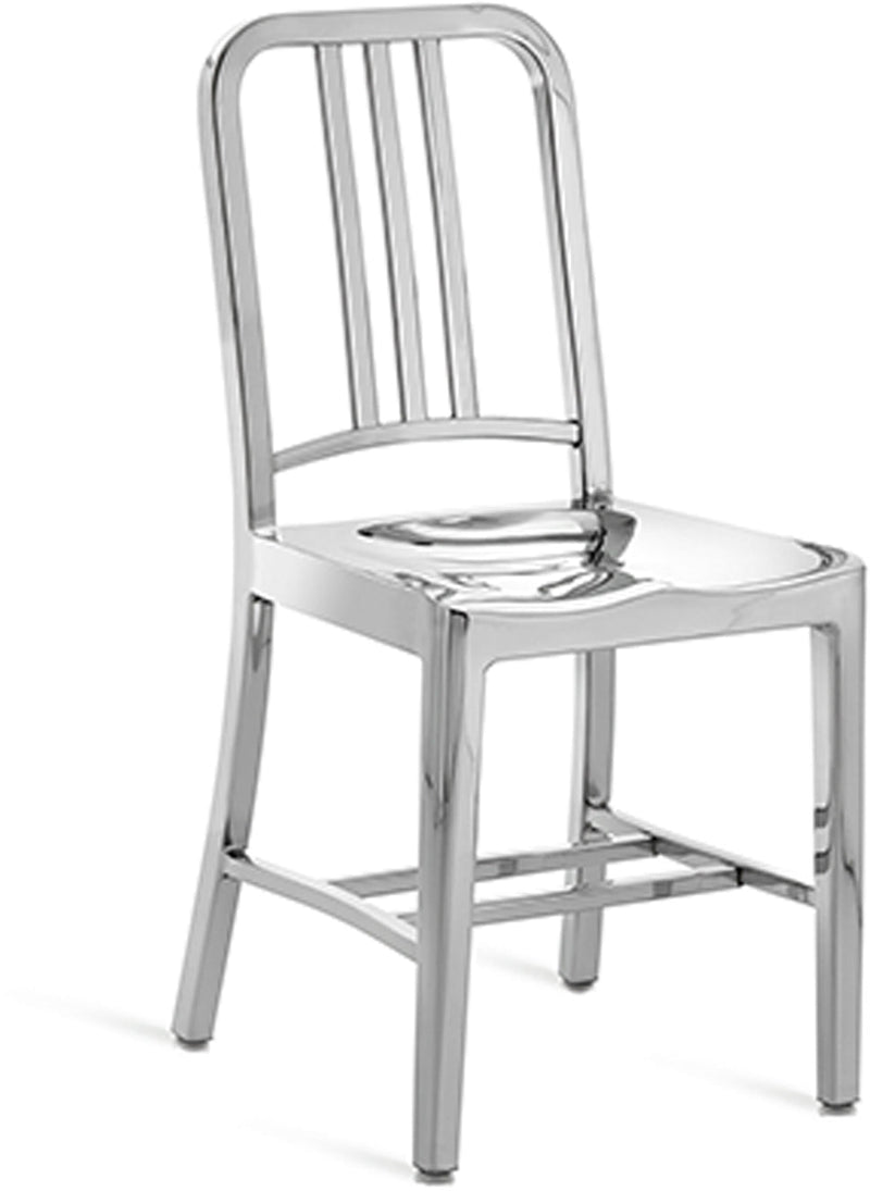 1006 Navy Chair - Emeco - Chairs - Brushed - HORNE