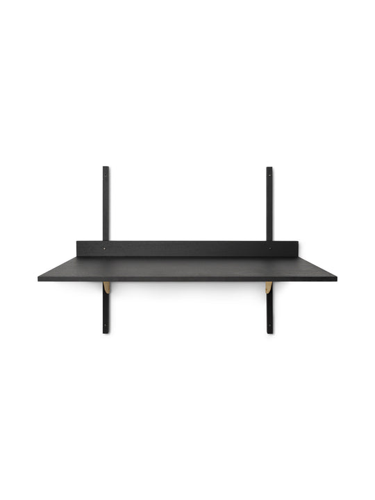 Sector Desk - Ferm Living - Desks - Oak - Black Brass - HORNE