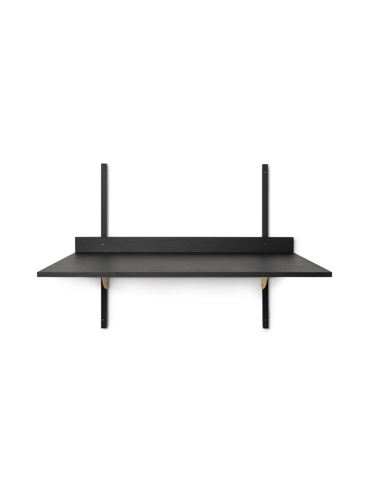 Sector Desk - Ferm Living - Desks - Oak - Black Brass - HORNE