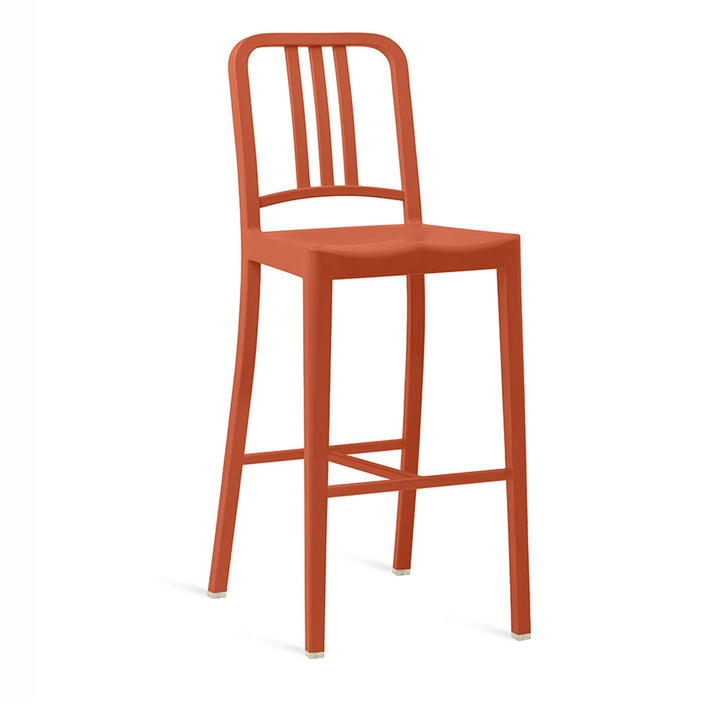 111 Navy Barstool - Emeco - Stools + Benches + Ottomans - Persimmon - HORNE