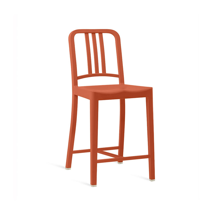111 Navy Counter Stool - Emeco - Stools + Benches + Ottomans - Persimmon - HORNE
