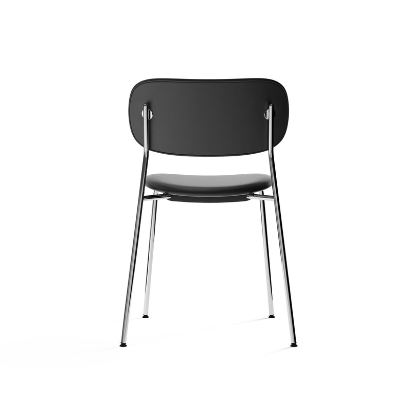 Co Dining Chair - Fully Upholstered - Audo Copenhagen - Chairs - Chrome - Dakar 0842 Leather - HORNE