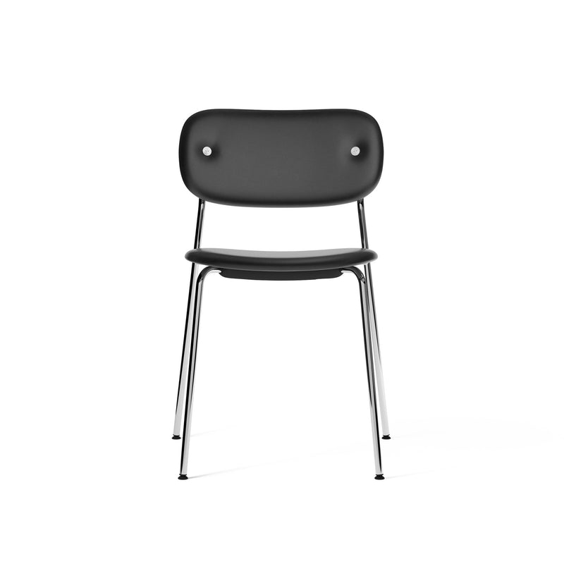 Co Dining Chair - Fully Upholstered - Audo Copenhagen - Chairs - Chrome - Dakar 0842 Leather - HORNE