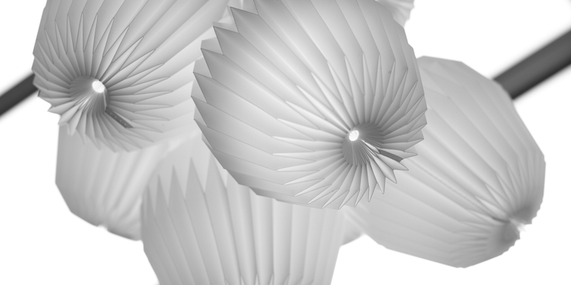 130 Bouqet Chandelier - 3 Shade - Le Klint - Chandeliers - HORNE